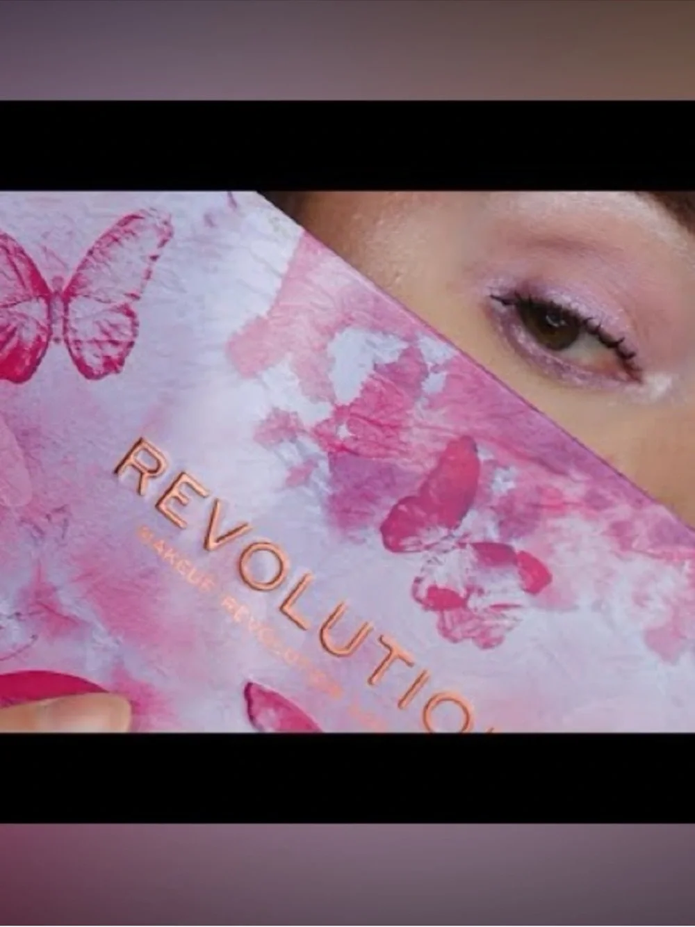 Revolution Eyeshadow Palette — Pink, Purple, Blue, Green, Peach, Silver